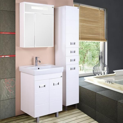 Тумба под раковину Onika Балтика-Квадро 55 Белая