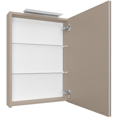 Зеркальный шкаф Roca Oleta 50 R A857644515 с подсветкой Капучино