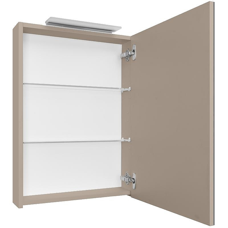 Зеркальный шкаф Roca Oleta 50 R A857644515 с подсветкой Капучино, купить, цена, заказать, магазин, доставка, скидка, промокод, купить, цена, заказать, магазин, доставка, скидка, промокод