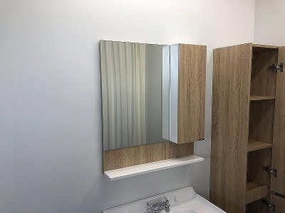 Зеркальный шкаф Comforty Рига 70 00004142212 Дуб сонома