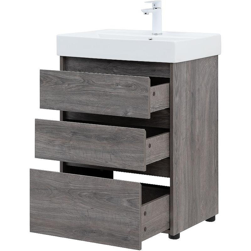 Тумба под раковину Aquanet Nova Lite 60 302470 Дуб рошелье, купить, цена, заказать, магазин, доставка, скидка, промокод, купить, цена, заказать, магазин, доставка, скидка, промокод