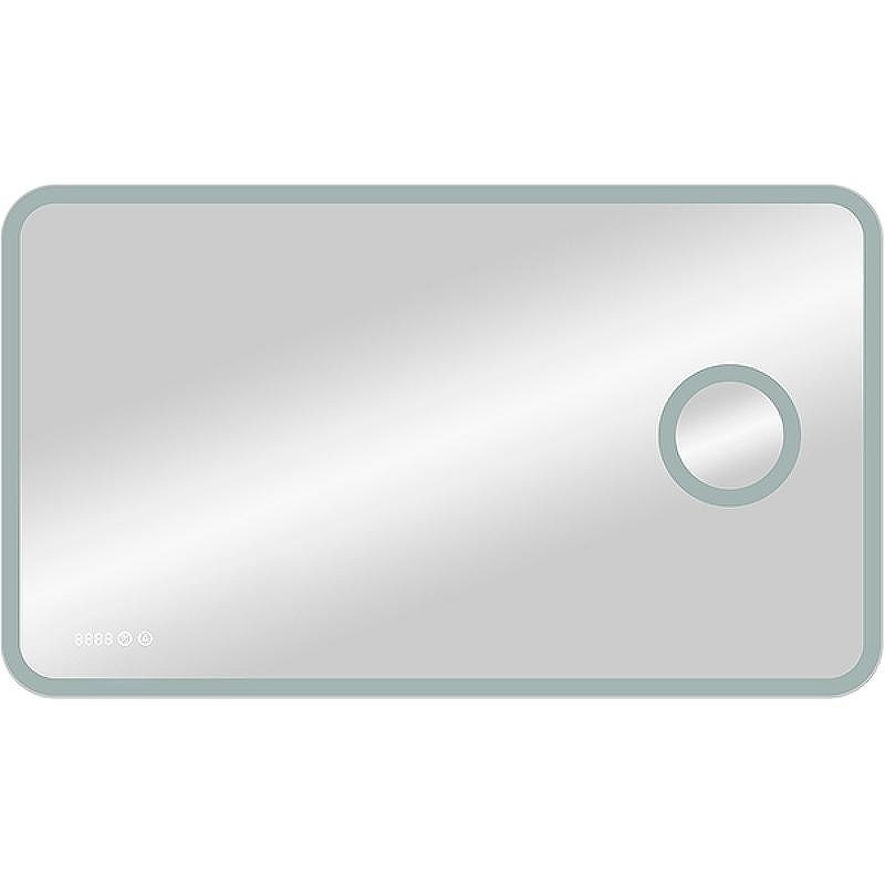 Зеркало Континент Bliss 1200х800 ЗЛП546 с подсветкой с сенсорным выключателем с увеличительным зеркалом с подогревом с часами, купить, цена, заказать, магазин, доставка, скидка, промокод, купить, цена, заказать, магазин, доставка, скидка, промокод