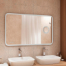 Зеркало Континент Bliss 1200х800 ЗЛП546 с подсветкой с сенсорным выключателем с увеличительным зеркалом с подогревом с часами, купить, цена, заказать, магазин, доставка, скидка, промокод, купить, цена, заказать, магазин, доставка, скидка, промокод