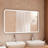 Зеркало Континент Bliss 1200х800 ЗЛП546 с подсветкой с сенсорным выключателем с увеличительным зеркалом с подогревом с часами, купить, цена, заказать, магазин, доставка, скидка, промокод, купить, цена, заказать, магазин, доставка, скидка, промокод