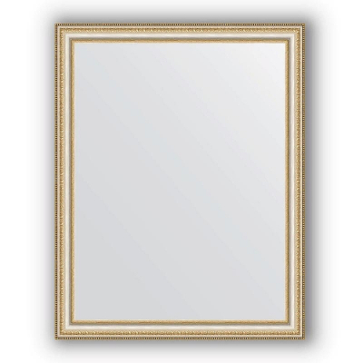 Зеркало Evoform Definite 95х75 Золотые бусы на серебре