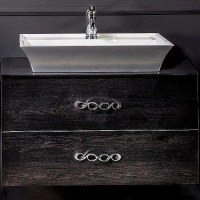 Тумба под раковину Boheme Armadi Art NeoArt 80 831-080-BW подвесная Black Wood, купить, цена, заказать, магазин, доставка, скидка, промокод, купить, цена, заказать, магазин, доставка, скидка, промокод