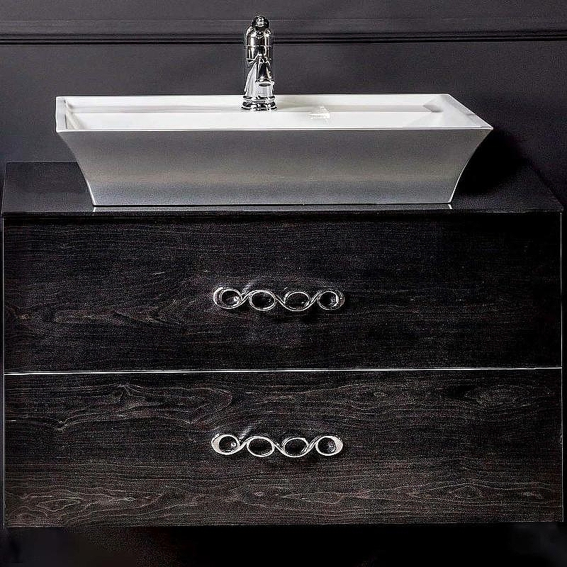 Тумба под раковину Boheme Armadi Art NeoArt 80 831-080-BW подвесная Black Wood, купить, цена, заказать, магазин, доставка, скидка, промокод, купить, цена, заказать, магазин, доставка, скидка, промокод