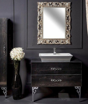 Тумба под раковину Boheme Armadi Art NeoArt 80 831-080-BW подвесная Black Wood