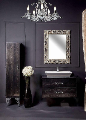 Тумба под раковину Boheme Armadi Art NeoArt 80 831-080-BW подвесная Black Wood