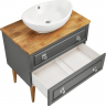Комплект мебели для ванной ASB-Woodline Каталина 80 Grey 120951 Серый, купить, цена, заказать, магазин, доставка, скидка, промокод, купить, цена, заказать, магазин, доставка, скидка, промокод