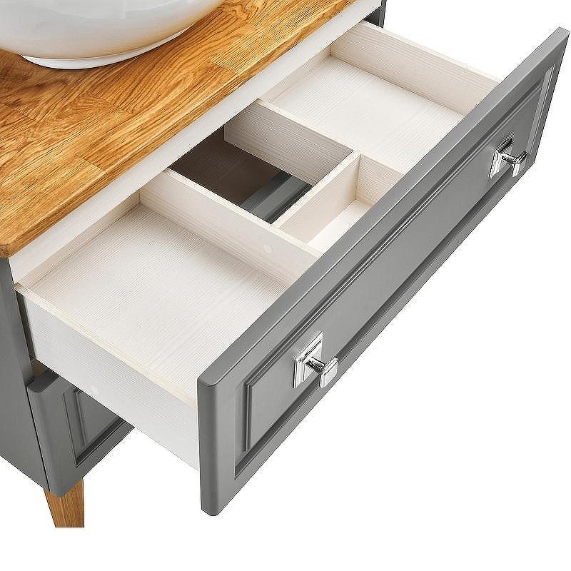 Комплект мебели для ванной ASB-Woodline Каталина 80 Grey 120951 Серый, купить, цена, заказать, магазин, доставка, скидка, промокод, купить, цена, заказать, магазин, доставка, скидка, промокод