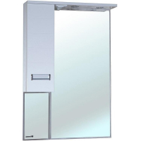 Зеркало со шкафом Bellezza Сиена 70 L 4613911002016 с подсветкой Белое, купить, цена, заказать, магазин, доставка, скидка, промокод, купить, цена, заказать, магазин, доставка, скидка, промокод