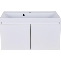 Тумба с раковиной Orange Квадро 60 KV-60TUW+Racl подвесная Белый глянец, купить, цена, заказать, магазин, доставка, скидка, промокод, купить, цена, заказать, магазин, доставка, скидка, промокод