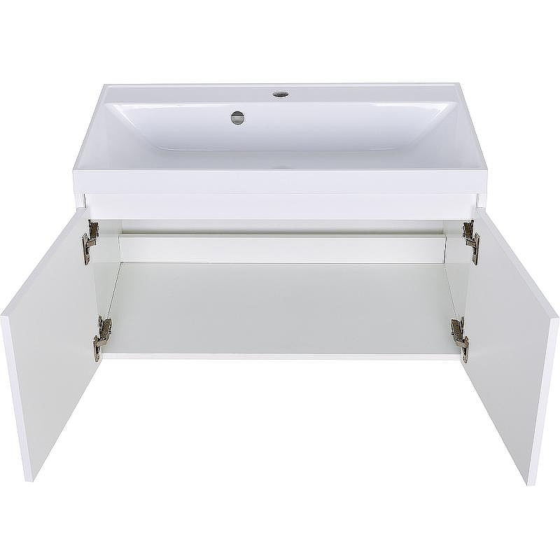 Тумба с раковиной Orange Квадро 60 KV-60TUW+Racl подвесная Белый глянец, купить, цена, заказать, магазин, доставка, скидка, промокод, купить, цена, заказать, магазин, доставка, скидка, промокод