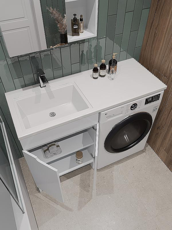 Тумба с раковиной Orange Kandy 120 L OPKD-120TUW+RAL Белый глянец, купить, цена, заказать, магазин, доставка, скидка, промокод, купить, цена, заказать, магазин, доставка, скидка, промокод