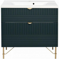 Тумба с раковиной Veedi Monte Lux 90 14000014 Зеленая Золото, купить, цена, заказать, магазин, доставка, скидка, промокод, купить, цена, заказать, магазин, доставка, скидка, промокод