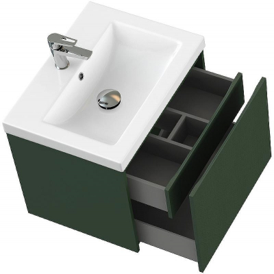 Тумба под раковину Cersanit Grande 60 64302 подвесная Зеленая