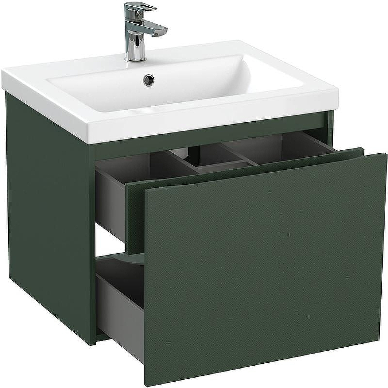 Тумба под раковину Cersanit Grande 60 64302 подвесная Зеленая, купить, цена, заказать, магазин, доставка, скидка, промокод, купить, цена, заказать, магазин, доставка, скидка, промокод