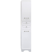 Шкаф пенал 1MarKa Прованс 35Н Белый глянцевый, купить, цена, заказать, магазин, доставка, скидка, промокод, купить, цена, заказать, магазин, доставка, скидка, промокод