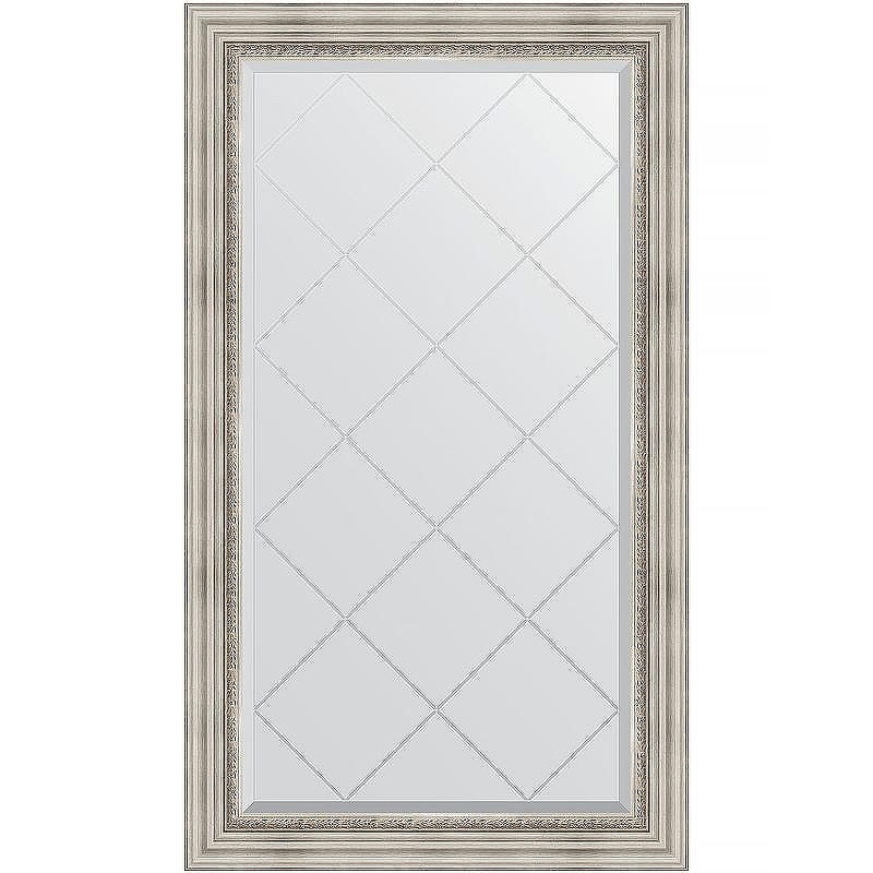 Зеркало Evoform Exclusive-G 131х76 BY 4233 с гравировкой в багетной раме - Римское серебро 88, купить, цена, заказать, магазин, доставка, скидка, промокод, купить, цена, заказать, магазин, доставка, скидка, промокод