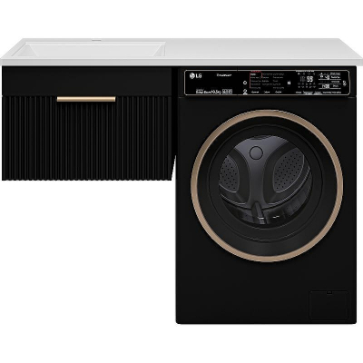 Тумба с раковиной Brevita Enfida 120 L УТ000016096 подвесная Черная матовая