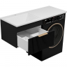 Тумба с раковиной Brevita Enfida 120 L УТ000016096 подвесная Черная матовая, купить, цена, заказать, магазин, доставка, скидка, промокод, купить, цена, заказать, магазин, доставка, скидка, промокод