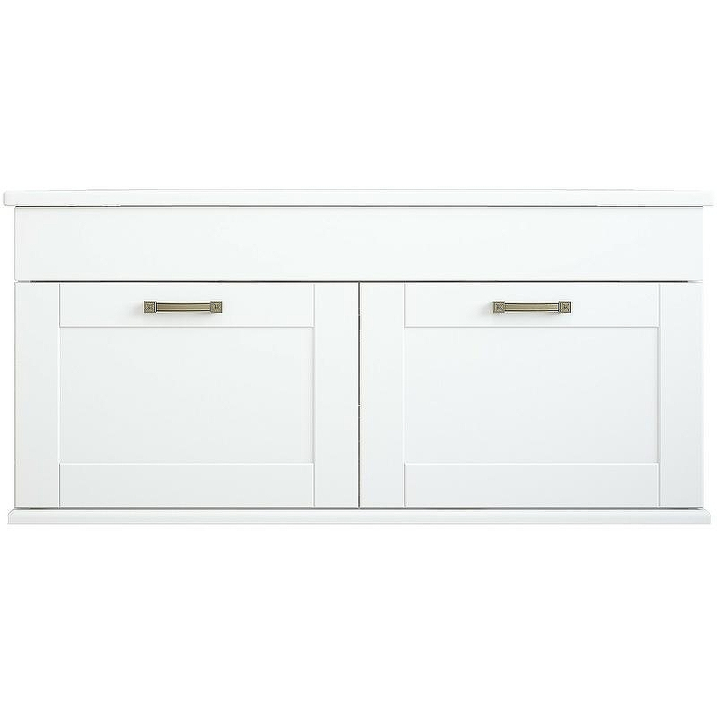 Тумба с раковиной Sanflor Ванесса 95 С15327 подвесная Белая, купить, цена, заказать, магазин, доставка, скидка, промокод, купить, цена, заказать, магазин, доставка, скидка, промокод