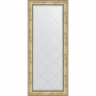 Зеркало Evoform Exclusive-G Floor 207х87 BY 6338 с гравировкой в багетной раме - Состаренное серебро с орнаментом 120, купить, цена, заказать, магазин, доставка, скидка, промокод, купить, цена, заказать, магазин, доставка, скидка, промокод