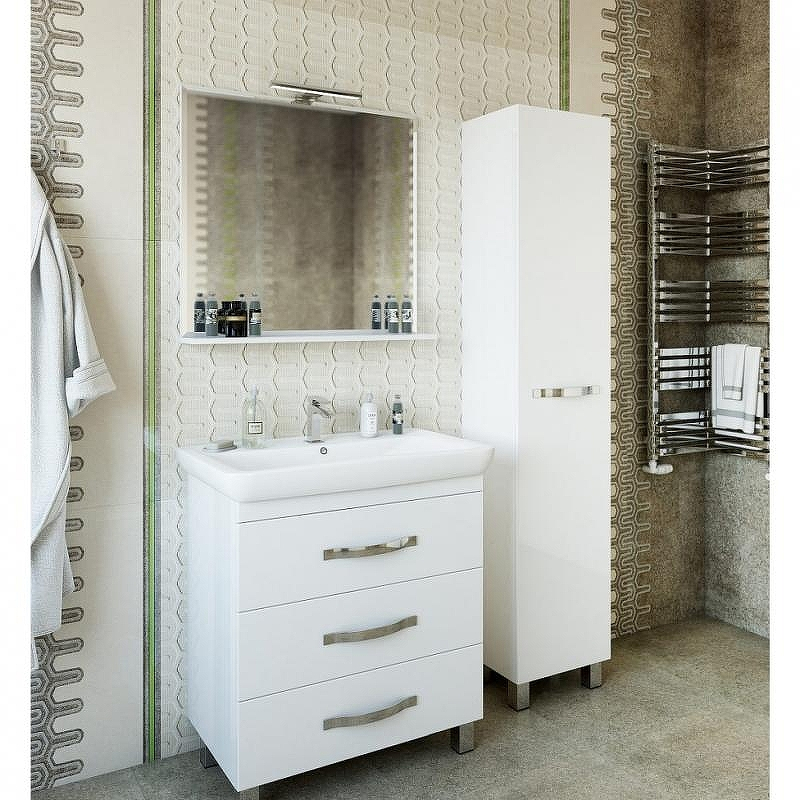 Зеркало Sanflor Одри 70 Н0000001156 Белое, купить, цена, заказать, магазин, доставка, скидка, промокод, купить, цена, заказать, магазин, доставка, скидка, промокод