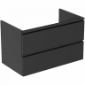 Тумба под раковину Ideal Standard Tesi 80 T0051ZT подвесная Черный шелк, купить, цена, заказать, магазин, доставка, скидка, промокод, купить, цена, заказать, магазин, доставка, скидка, промокод
