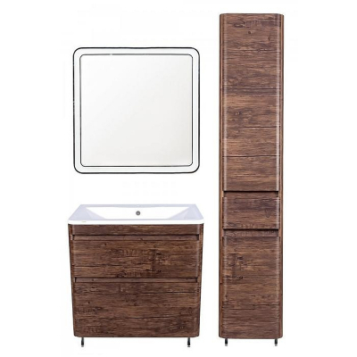 Тумба под раковину Style Line Атлантика Люкс Plus 60 СС-00002207 Старое дерево