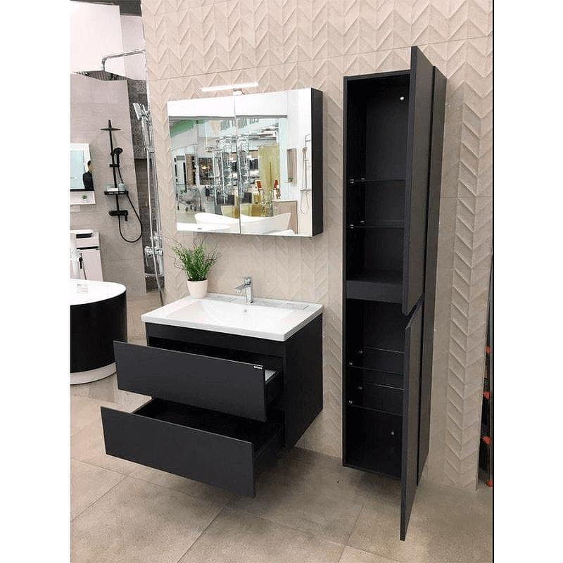 Шкаф пенал Orans BC-4023 35 4023mfc061 Матовый графитовый, купить, цена, заказать, магазин, доставка, скидка, промокод, купить, цена, заказать, магазин, доставка, скидка, промокод