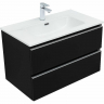 Тумба под раковину Aquanet Вега 80 329597 подвесная Черная матовая, купить, цена, заказать, магазин, доставка, скидка, промокод, купить, цена, заказать, магазин, доставка, скидка, промокод