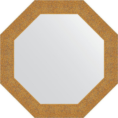 Зеркало Evoform Octagon 77х77 BY 3801 в багетной раме - Чеканка золотая 90