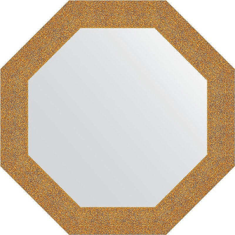 Зеркало Evoform Octagon 77х77 BY 3801 в багетной раме - Чеканка золотая 90, купить, цена, заказать, магазин, доставка, скидка, промокод, купить, цена, заказать, магазин, доставка, скидка, промокод