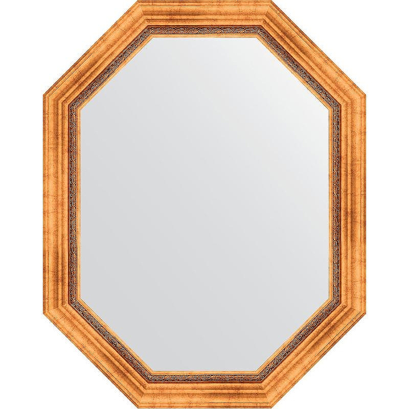 Зеркало Evoform Octagon 76x96 BY 7164 в багетной раме - Римское золото 88, купить, цена, заказать, магазин, доставка, скидка, промокод, купить, цена, заказать, магазин, доставка, скидка, промокод