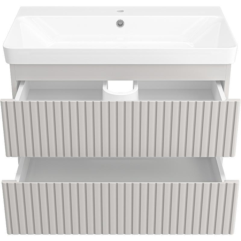 Тумба с раковиной Brevita Victory 80 УТ000024153 подвесная Серый кашемир, купить, цена, заказать, магазин, доставка, скидка, промокод, купить, цена, заказать, магазин, доставка, скидка, промокод