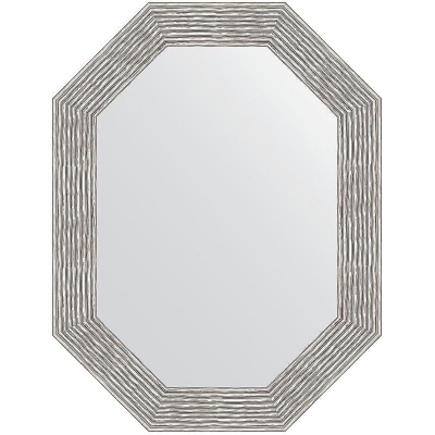 Зеркало Evoform Polygon 86х66 BY 7195 в багетной раме - Волна хром 90