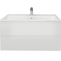 Тумба с раковиной Marka One Elena 80П У96880 подвесная Белый глянец, купить, цена, заказать, магазин, доставка, скидка, промокод, купить, цена, заказать, магазин, доставка, скидка, промокод