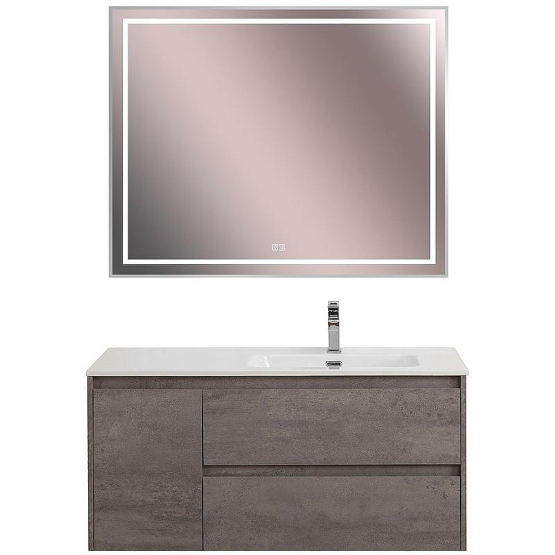 Тумба под раковину BelBagno Kraft 100 R KRAFT-1000-2C-1A-SO-CG-R подвесная Cemento Grigio, купить, цена, заказать, магазин, доставка, скидка, промокод, купить, цена, заказать, магазин, доставка, скидка, промокод