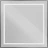 Зеркало BelBagno Kraft 80 SPC-KRAFT-800-800-SENS-NERO с подсветкой Черное с сенсорным выключателем, купить, цена, заказать, магазин, доставка, скидка, промокод, купить, цена, заказать, магазин, доставка, скидка, промокод