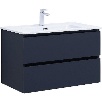 Тумба под раковину Aquanet Вега 2.0 80 337949 подвесная Маренго