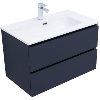 Тумба под раковину Aquanet Вега 2.0 80 337949 подвесная Маренго