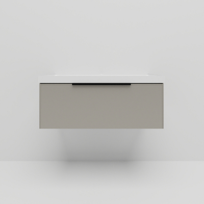 Тумба под раковину La Fenice Simpla 100 FNC-01-SIM-C-100 подвесная Бежевая матовая