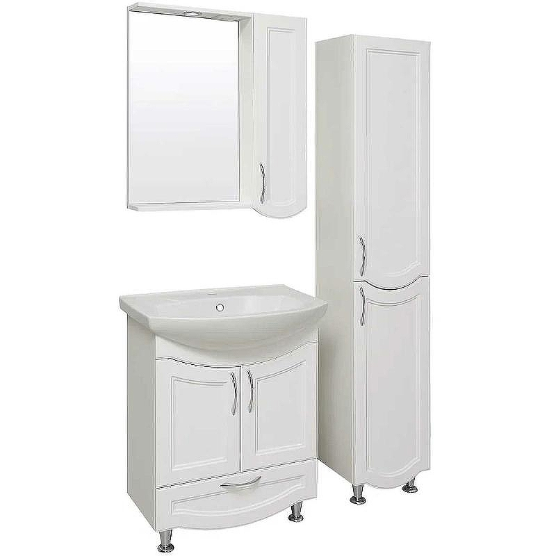 Тумба под раковину Runo Неаполь 65 00-00001033 Белая, купить, цена, заказать, магазин, доставка, скидка, промокод, купить, цена, заказать, магазин, доставка, скидка, промокод