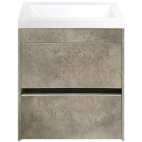 Тумба под раковину Art&Max Family-400-2C-SO-CV подвесная Цемент, купить, цена, заказать, магазин, доставка, скидка, промокод, купить, цена, заказать, магазин, доставка, скидка, промокод