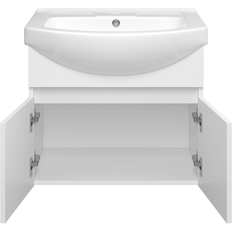 Тумба с раковиной Misty Монро 65 УТ000023885 подвесная Белая, купить, цена, заказать, магазин, доставка, скидка, промокод, купить, цена, заказать, магазин, доставка, скидка, промокод
