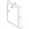 Зеркало Континент Lacio 500х700 ЗЛП530 с подсветкой с сенсорным выключателем, купить, цена, заказать, магазин, доставка, скидка, промокод, купить, цена, заказать, магазин, доставка, скидка, промокод