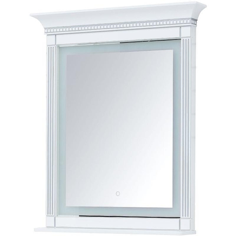 Зеркало Aquanet Селена 70 246509 с подсветкой с сенсорным выключателем Белое, купить, цена, заказать, магазин, доставка, скидка, промокод, купить, цена, заказать, магазин, доставка, скидка, промокод
