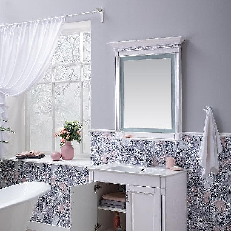 Зеркало Aquanet Селена 70 246509 с подсветкой с сенсорным выключателем Белое, купить, цена, заказать, магазин, доставка, скидка, промокод, купить, цена, заказать, магазин, доставка, скидка, промокод